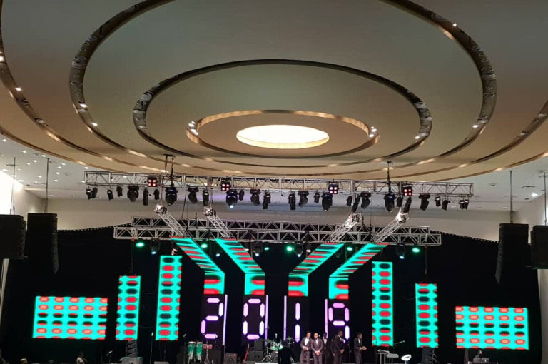 イベント用70m2 P3 LEDスクリーン